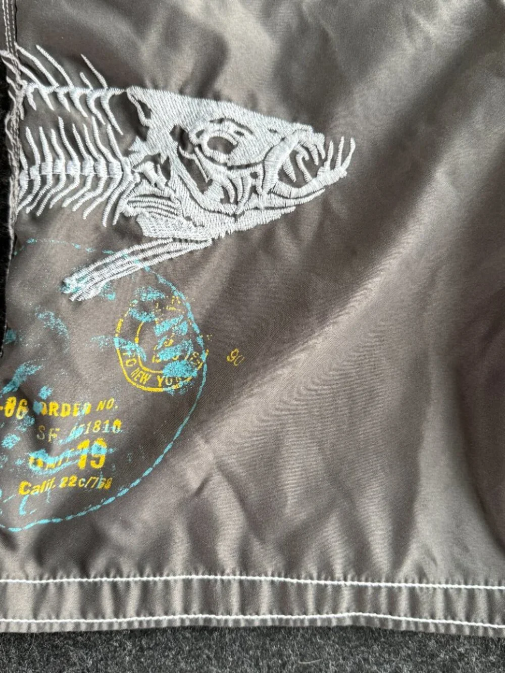 GapKids Boys Size 12 Fish Graphic Swim Trunks